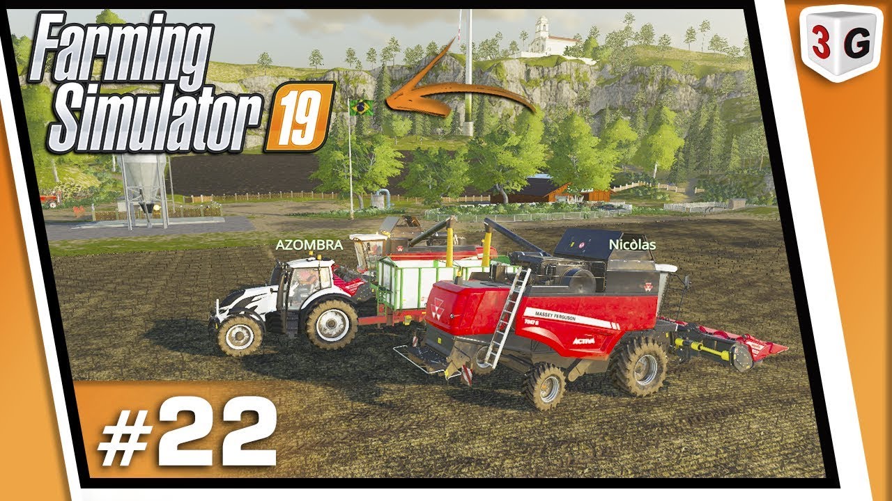 UM DIA NA ROÇA COM O JÃO #22 - FARMING SIMULATOR 19 MULTIPLAYER