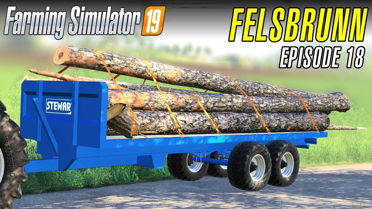WE'VE GOT A NEW STEWART FLATBED | Let's Play Farming Simulator 19 | Episode 18