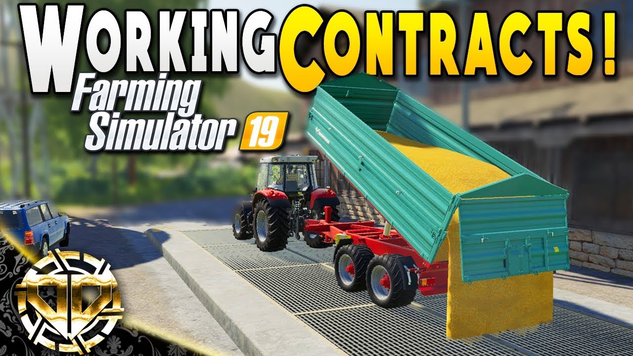 WORKING CONTRACTS AND GETTING PAID : Farming Simulator 19 Gameplay : Ravenport EP 2
