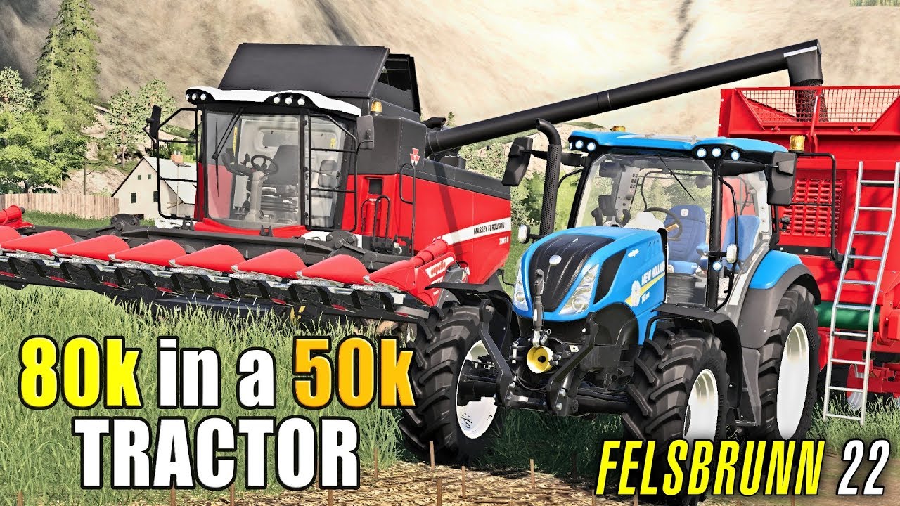 80Kph in a 50Kph Tractor | Let's Play Farming Simulator 19 | Episode 22