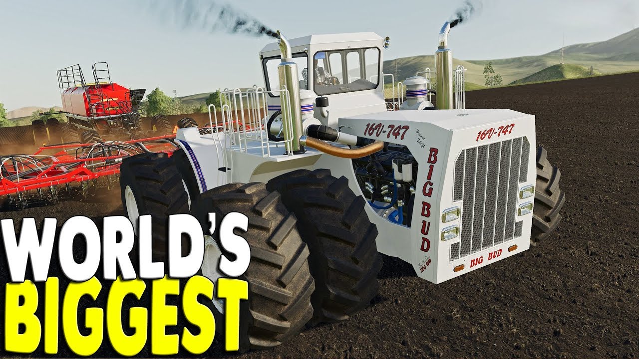 BIGGEST Tractors on EARTH - Big Bud Tractors in Action | Farming Simulator 19 Multiplayer Gameplay