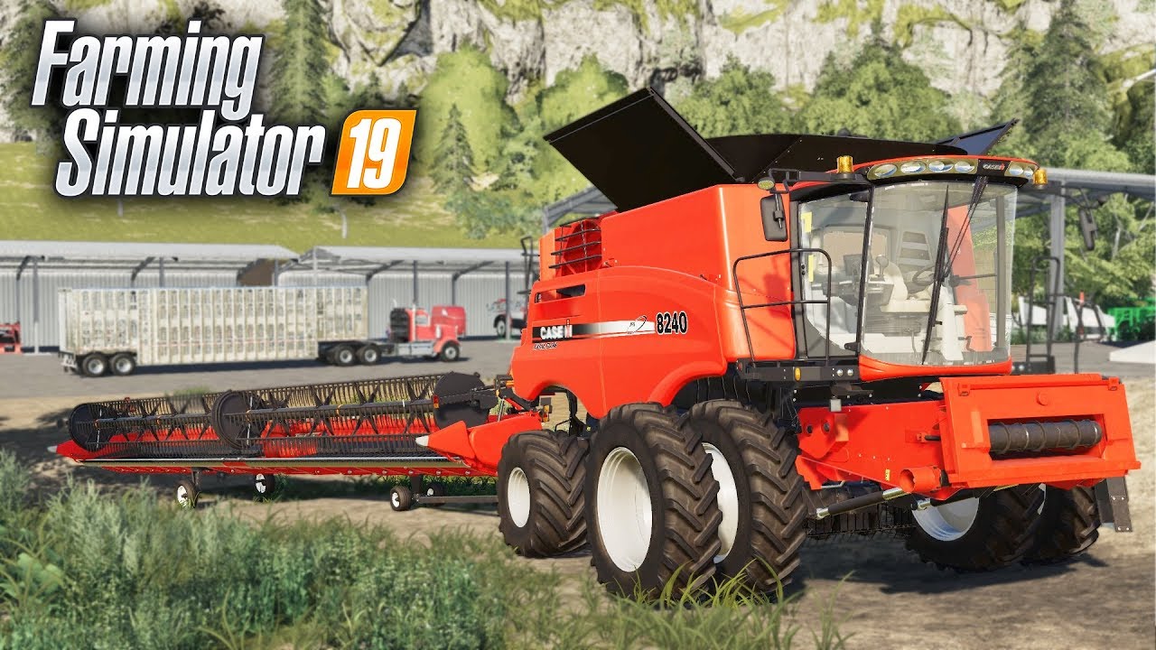 FS19- "CLIFFORD" THE CASE COMBINE IS NOW APART OF THE FARM & CUSTOM WHEAT HARVEST