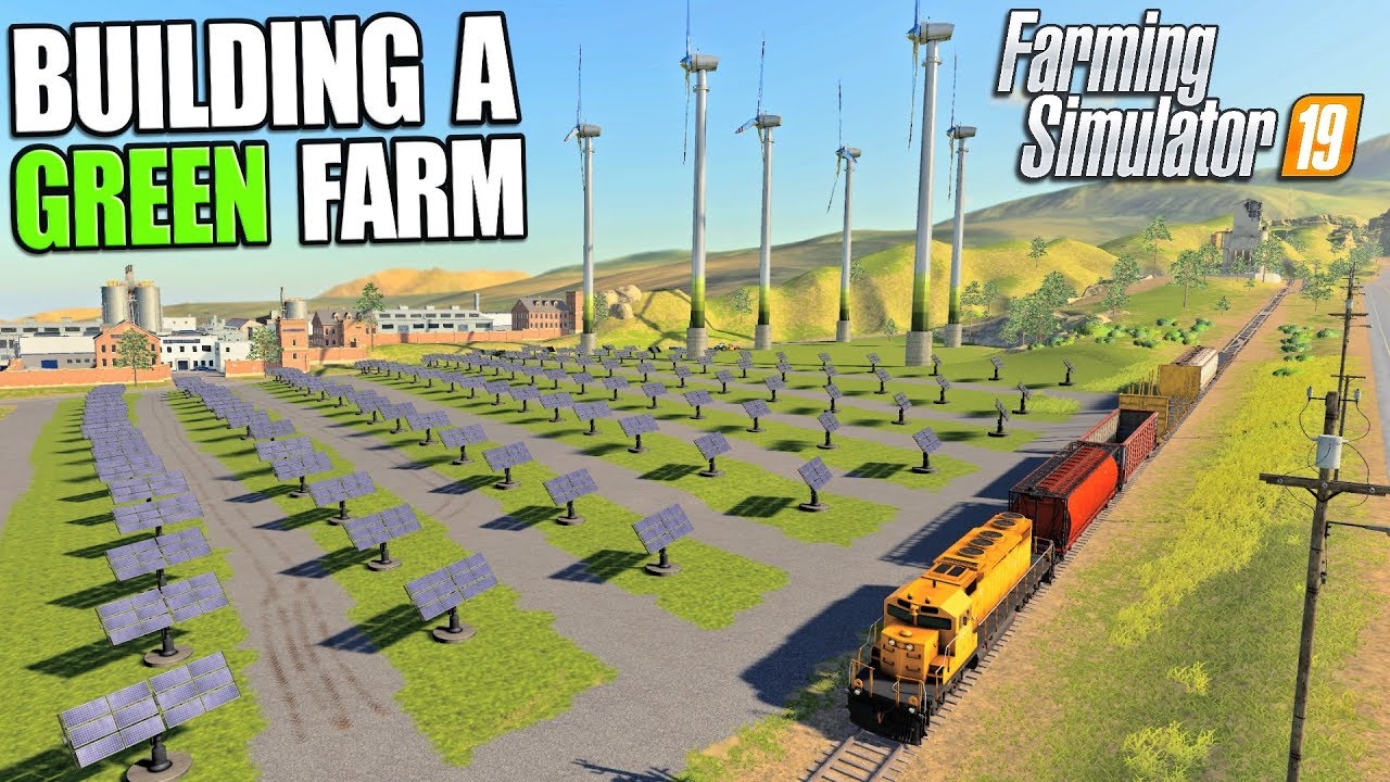 BUILDING A $22 MILLION GREEN FARM - Farming Simulator 19