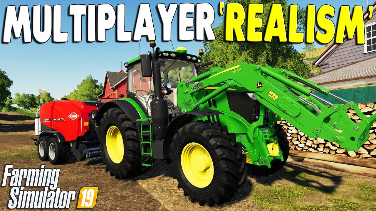Ep. 04 - 'Realistic' Multiplayer Farming, HARVESTS $$$ & Fieldwork | Farming Simulator 19 Gameplay
