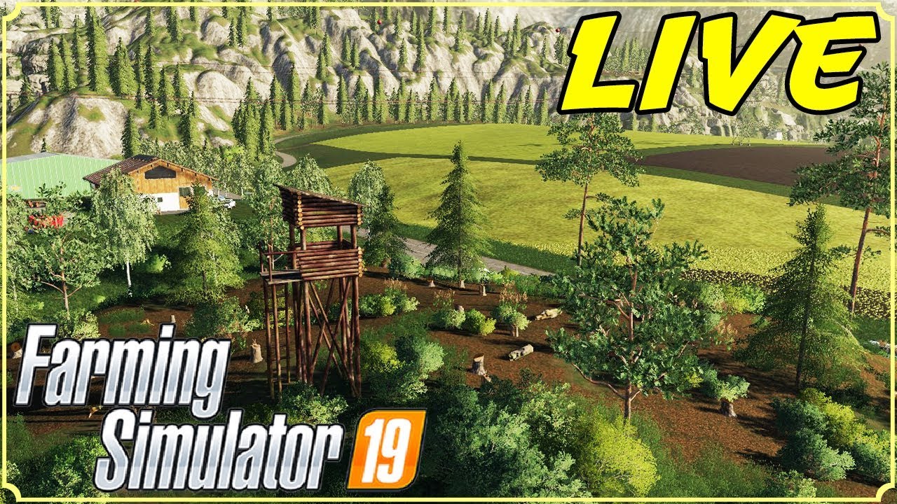 FARMING SIMULATOR 19 #55 LIVE - OCCUPIAMOCI DEGLI ALBERI - GAMEPLAY ITA