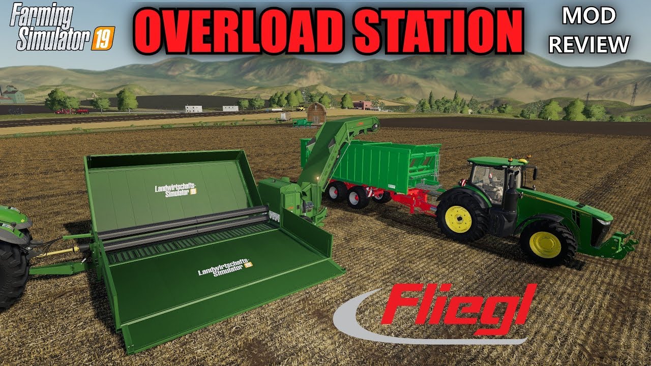 Farming Simulator 19 - Fliegl Overload Station "Mod Review"
