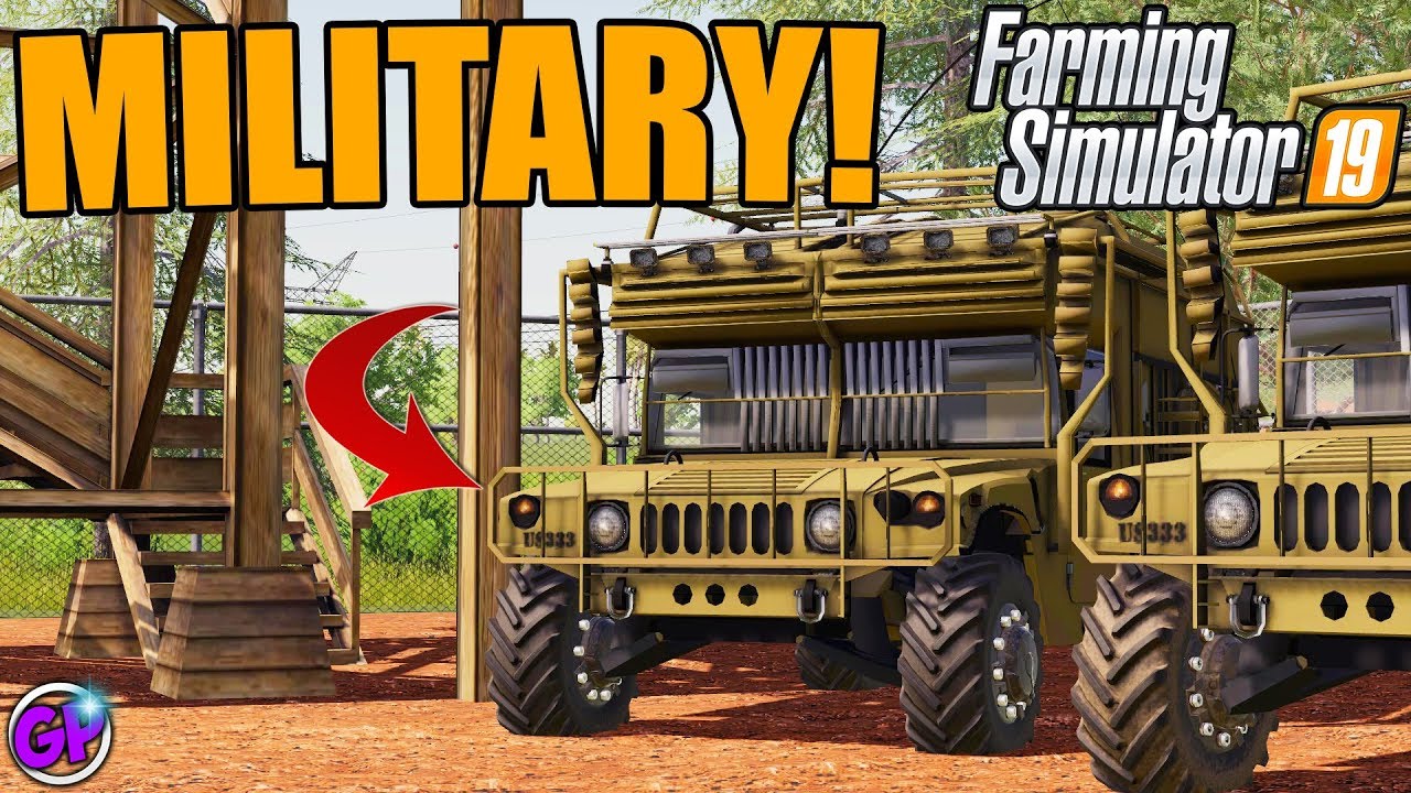UPGRADING OUR MILITARY BASE IN FARMING SIMULATOR 19 | MILITARY MODS FS19 MULTIPLAYER LAMBO MODS