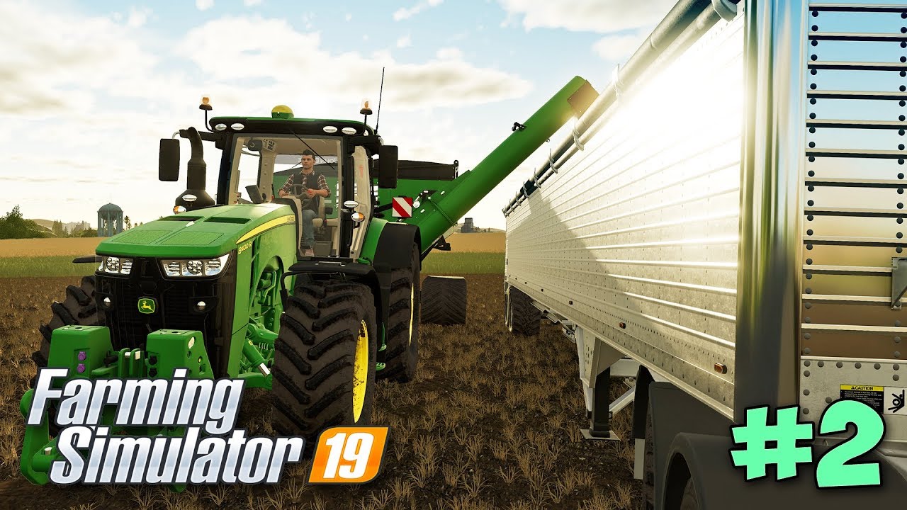 ЛОШАДКИ, ПРИЦЕП, КОМБАЙН - ВЫЖИВАНИЕ ФЕРМЕРА - Farming Simulator 19 #2