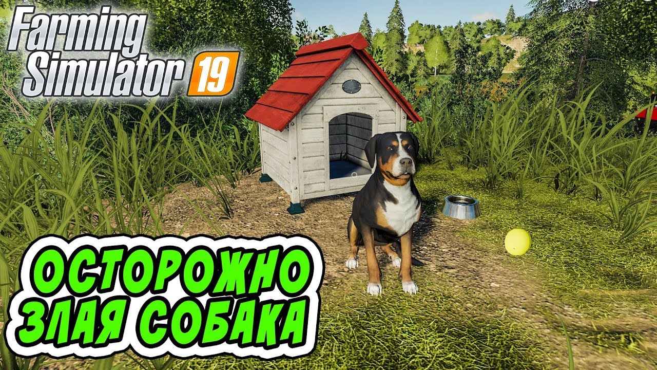 ФЕРМЕР ЗАВЕЛ СОБАКУ В FARMING SIMULATOR 19