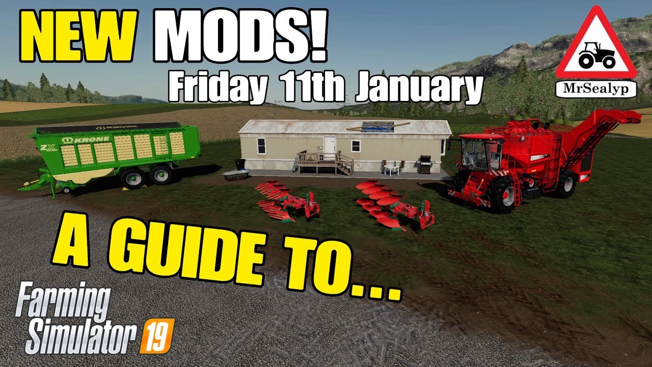 A Guide to... NEW MODS! Friday 11th January. Farming Simulator 19, PS4, Assistance!