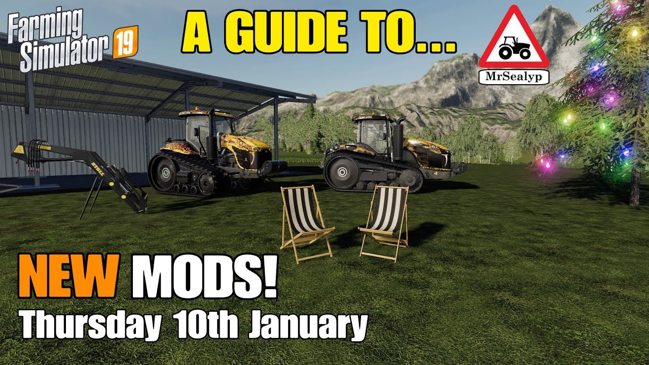 A Guide to... NEW MODS! Thursday 10th January 2019. Farming Simulator 19, PS4 , Assistance!