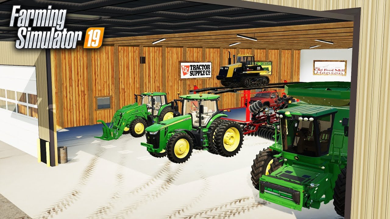 FS19- $200,000 BRAND NEW MACHINE SHED FOR THE FARM! ITS BEAUTIFUL