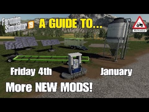 A Guide to... More NEW MODS! January 4th 2019. Farming Simulator 19, PS4, Assistance!