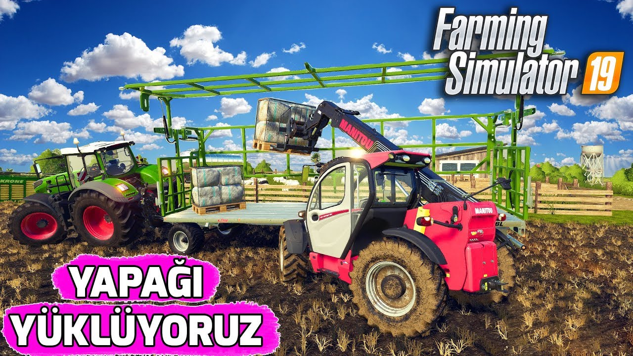 FARMING SIMULATOR 19 // YAPAĞI YÜKLÜYORUZ !! #17