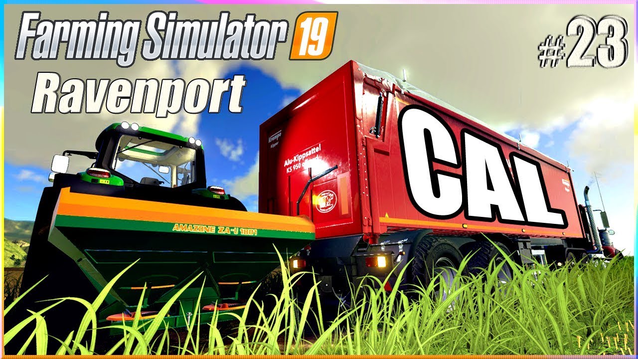 FS19 | Ravenport | #23 Mod: Amazone ZA-U ¿Consumirá menos CAL? [Gameplay PC]