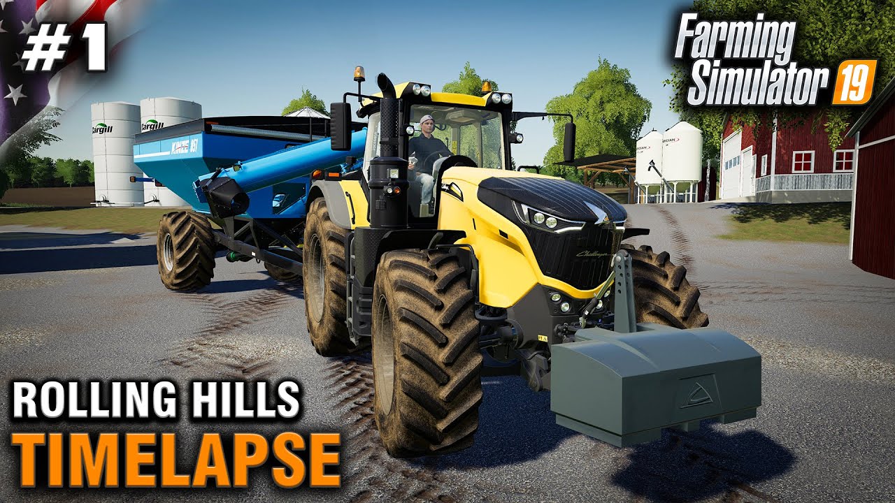 FS19 Timelapse Rolling Hills #1 Rolling In The Challenger