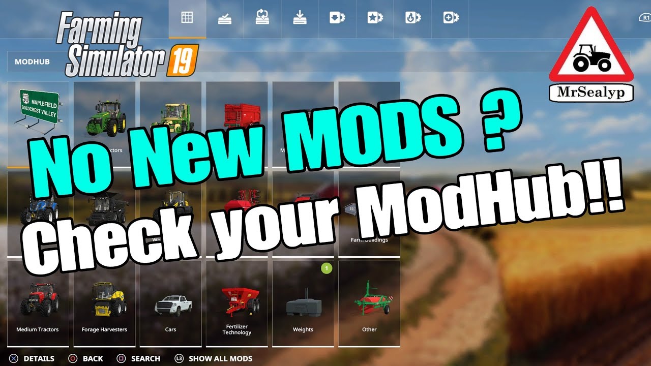 Farming Simulator 19, PS4, Assistance! Info share! Check YOUR ModHub!