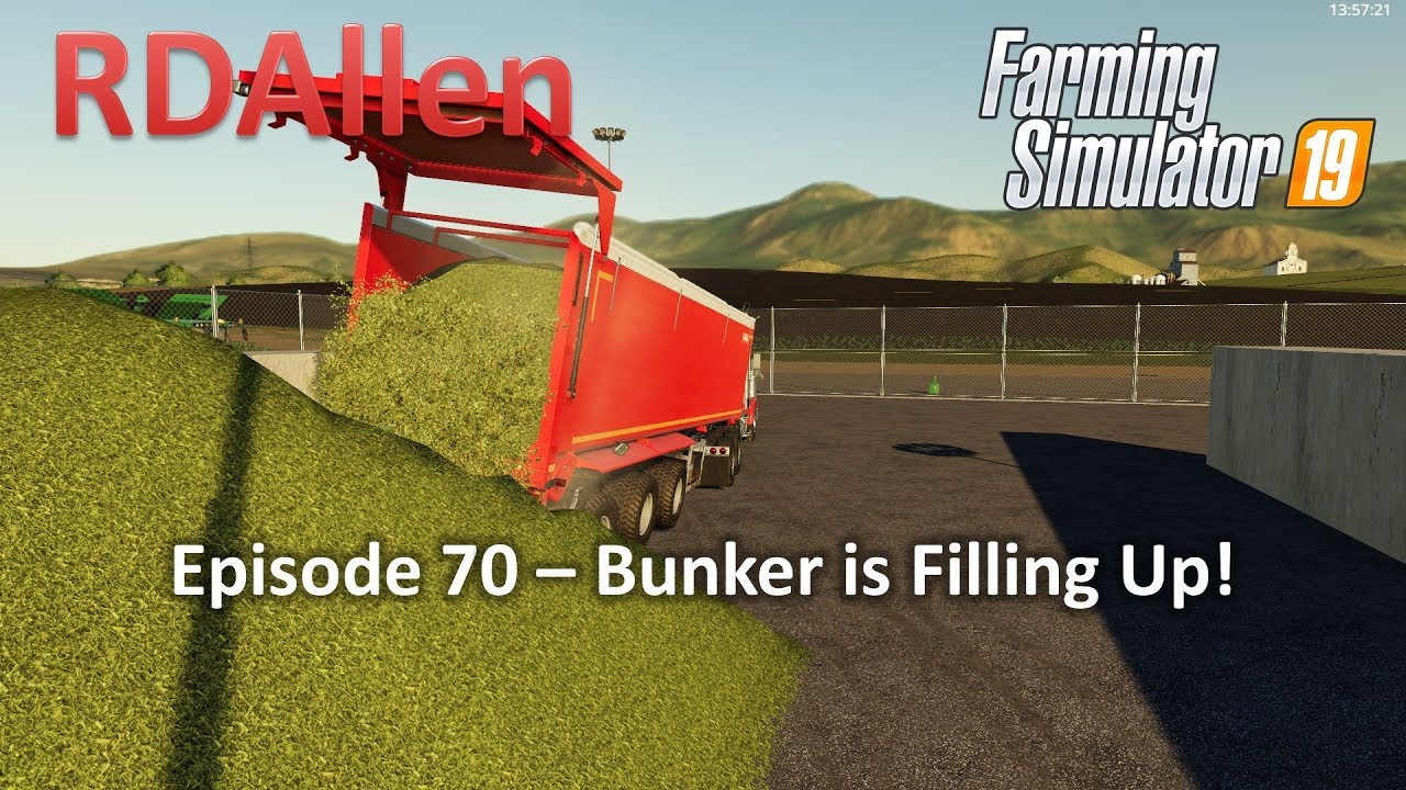 Farming Simulator 19 Ravenport E70 - Bunker is Filling Up!