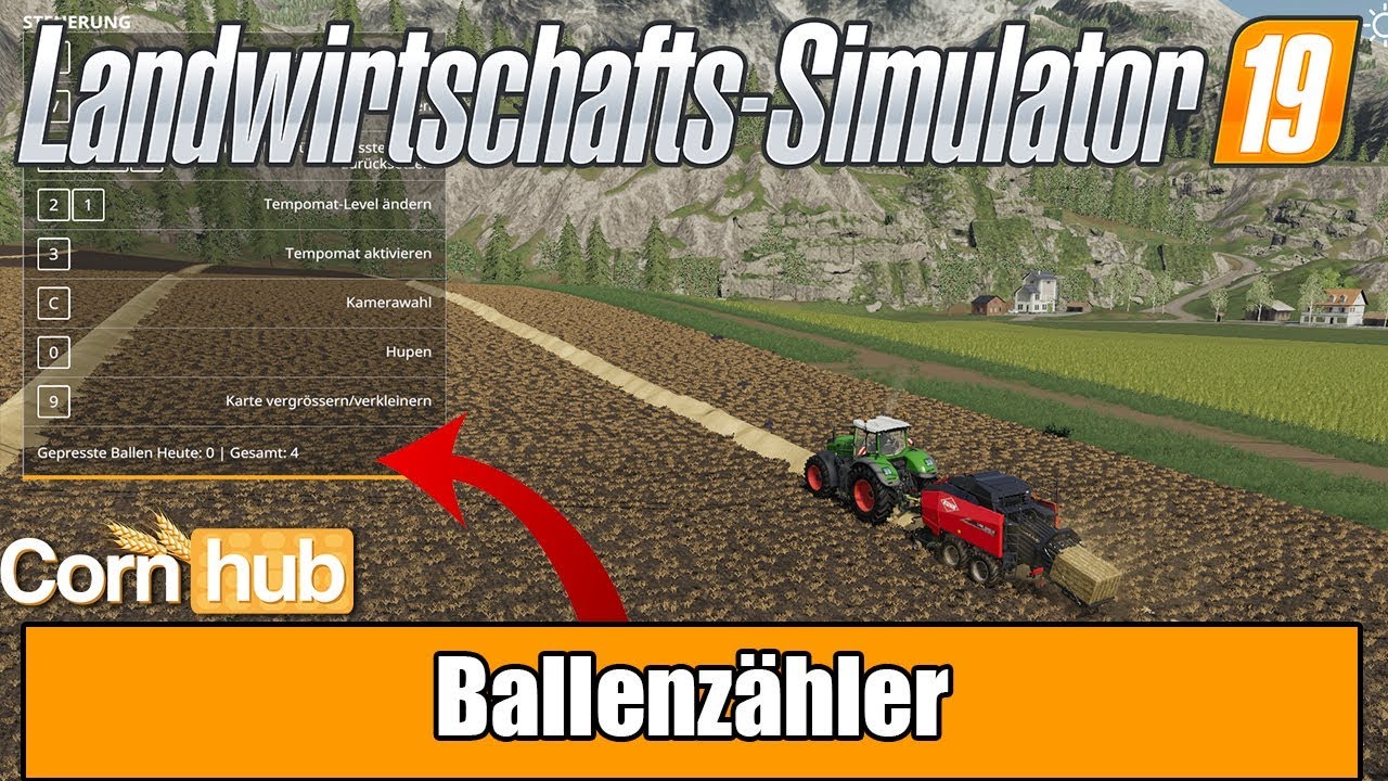 LS19 Modvorstellung -Ballenzähler - Farming Simulator 19 Mods