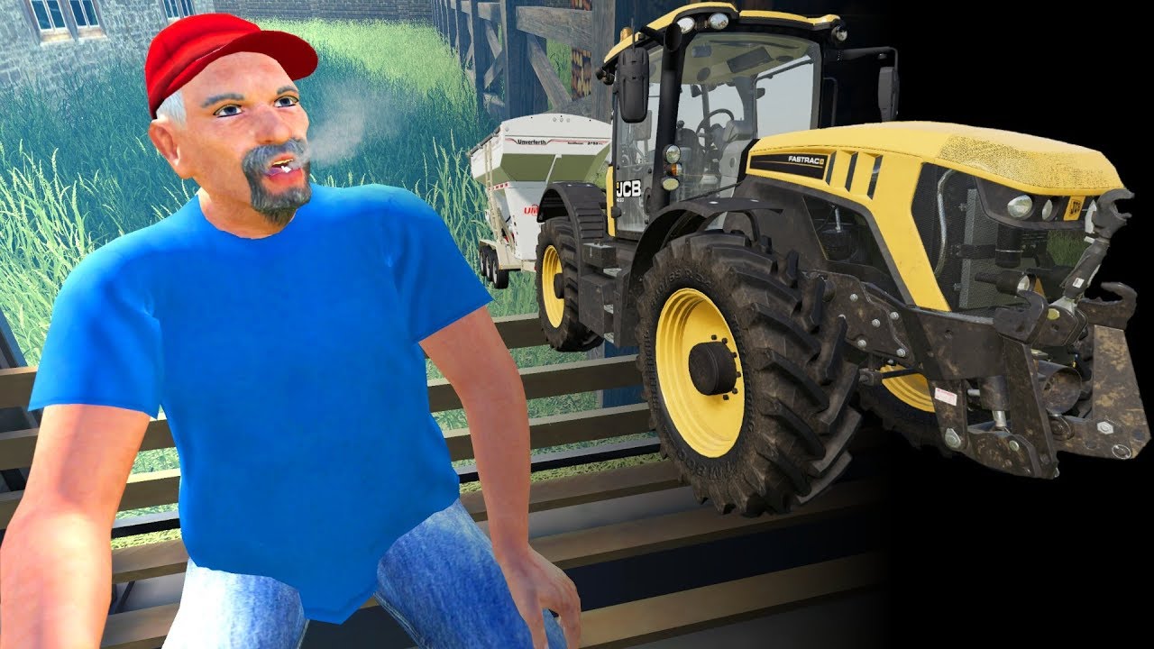 MAN LEFT AMAZED BY TRACTOR - Farming Simulator 19 MP (Suedhemmern)