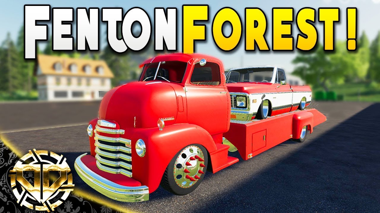 NEW MAP : FENTON FOREST : CHEVY RAMP TRUCK COE  - Farming Simulator 19 Gameplay - EP 1