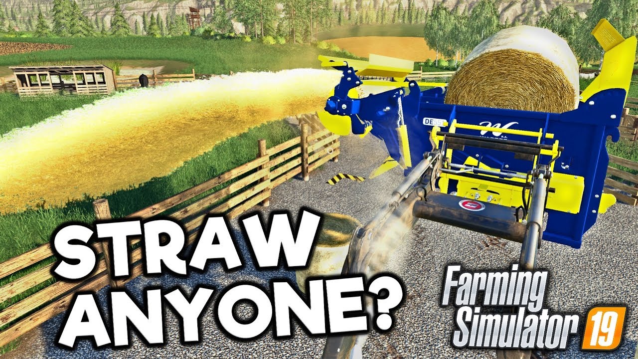 STRAW ANYONE?- Let's Play Farming Simulator 19 | Episode 54