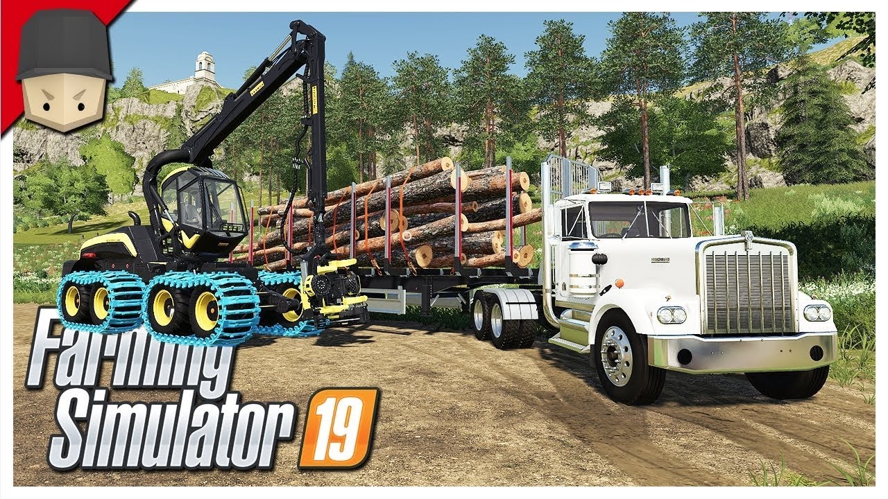 FORESTRY, LOGGING & SCORPION KING! : Ep.11 (Let's Play Farming Simulator 19)
