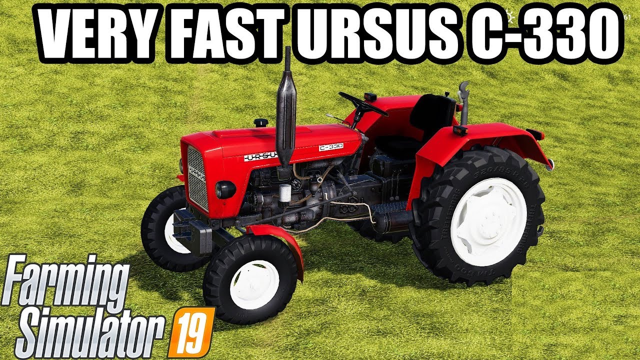 Farming Simulator 19 | VERY FAST URSUS C330 : POLISH LEGEND TRACTOR !!!