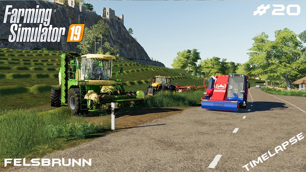 Feeding animals and cutting grass | Animals on Felsburnn | Farming Simulator 19 | Episode 20