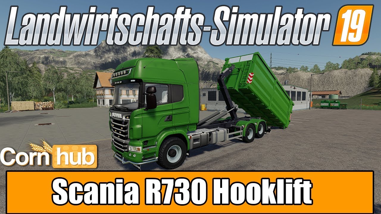 LS19 Modvorstellung - Scania R730 Hooklift - Farming Simulator 19 Mods