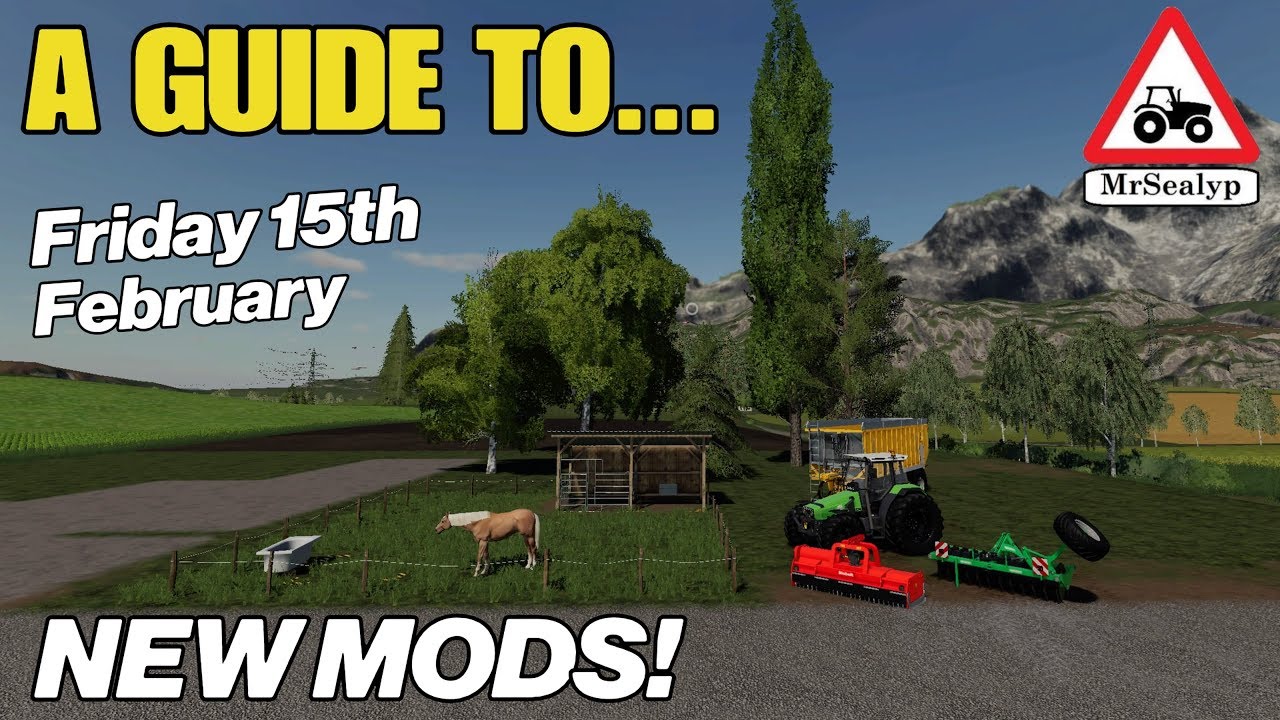 A Guide to... NEW MODS! Friday 15th February, Farming Simulator 19, PS4, Assistance!