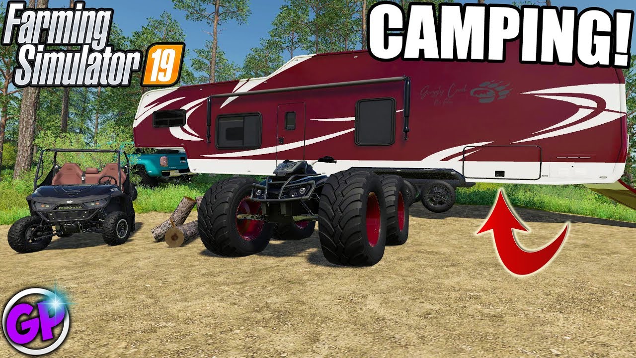 CAMPING FS19 TENT MOD FARMING SIMULATOR 19 CAMPING BUILDING FIRE FARMING SIMULATOR 2019