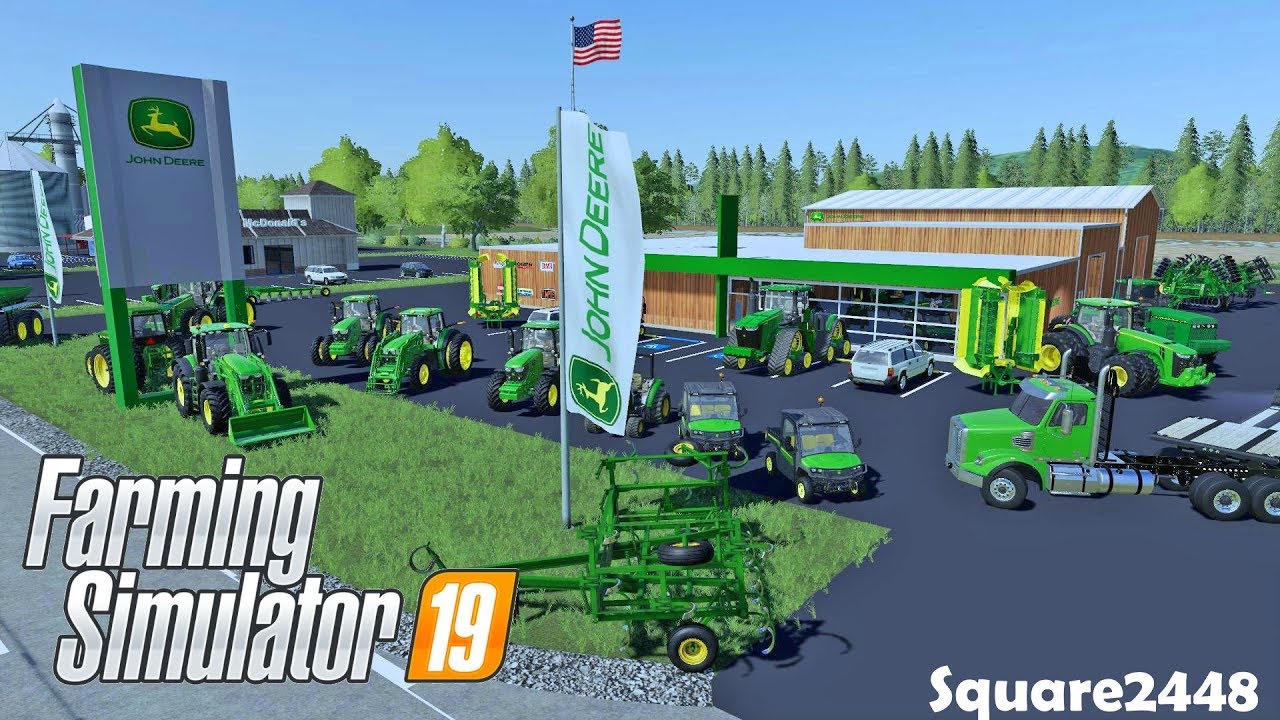 Expanding Inventory | Delivering Tractors | John Deere Dealership | Farming Simulator 19