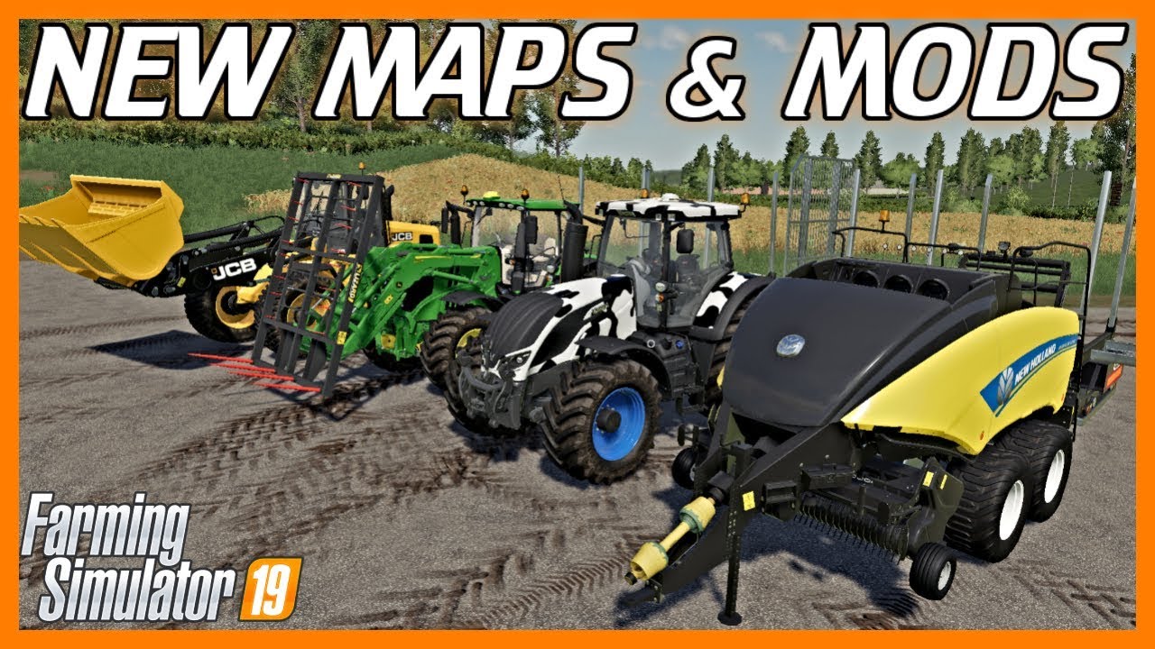FIRST NEW MAPS & NEW MODS FOR FARMING SIMULATOR 19