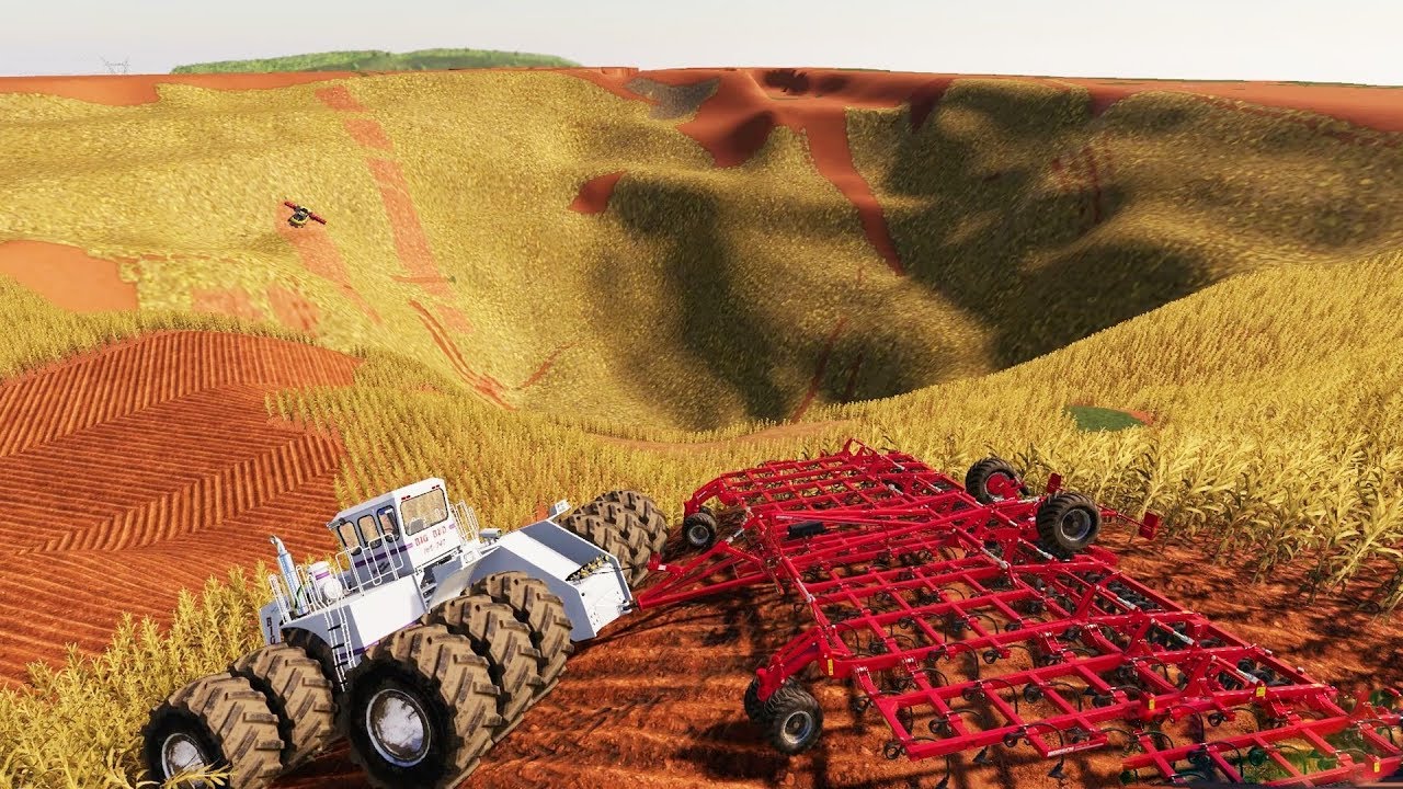 Farming Inside of a Volcano - Farming Simulator 19