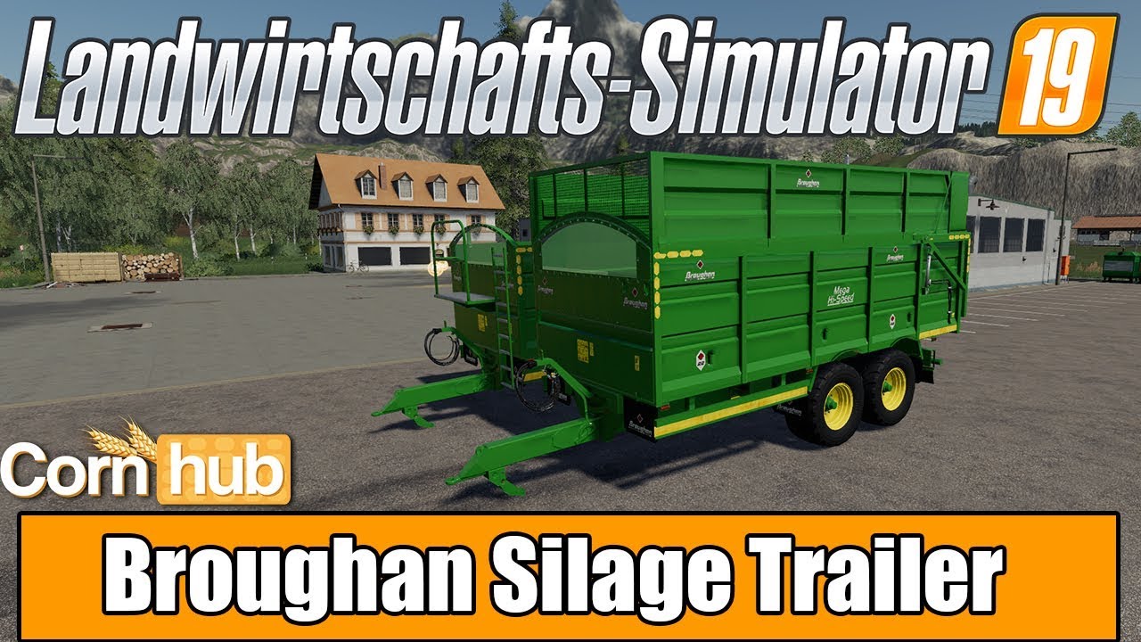 LS19 Modvorstellung - Broughan Silage Trailer - Farming Simulator 19 Mods