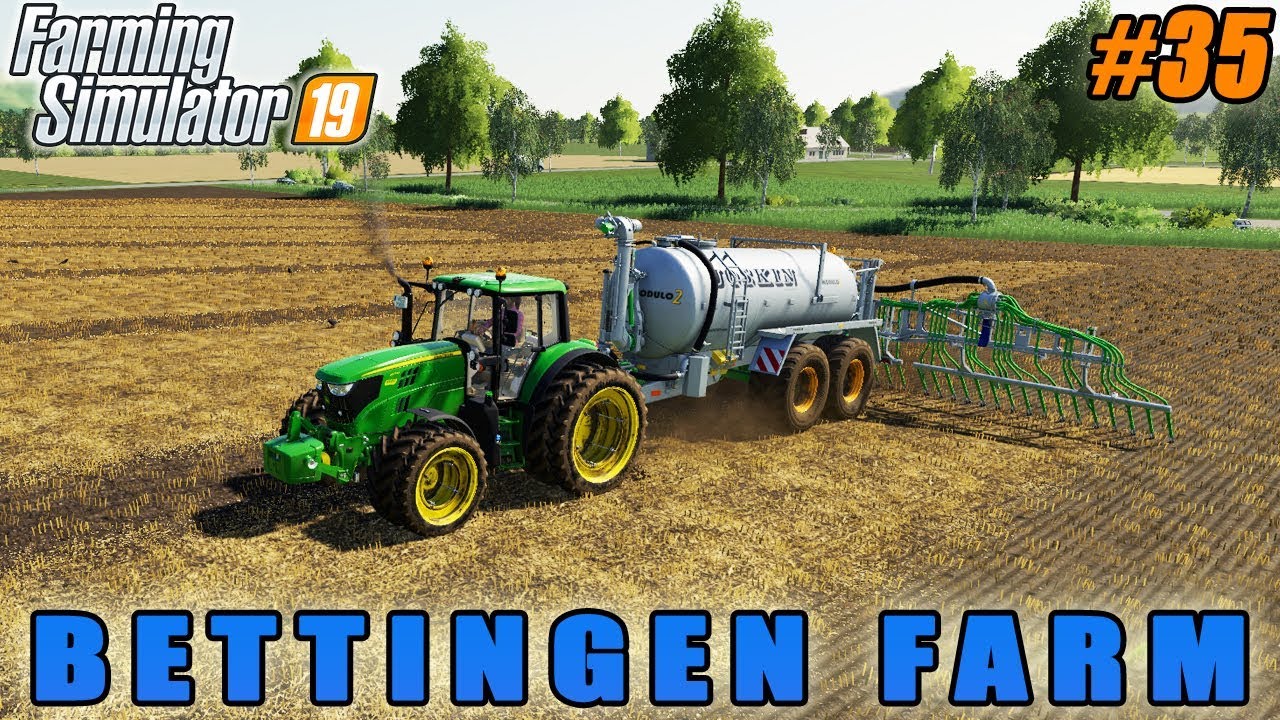 FS 19 | Bettingen Farm | Timelapse #35 | Spreading manure and slurry, cultivation, planting