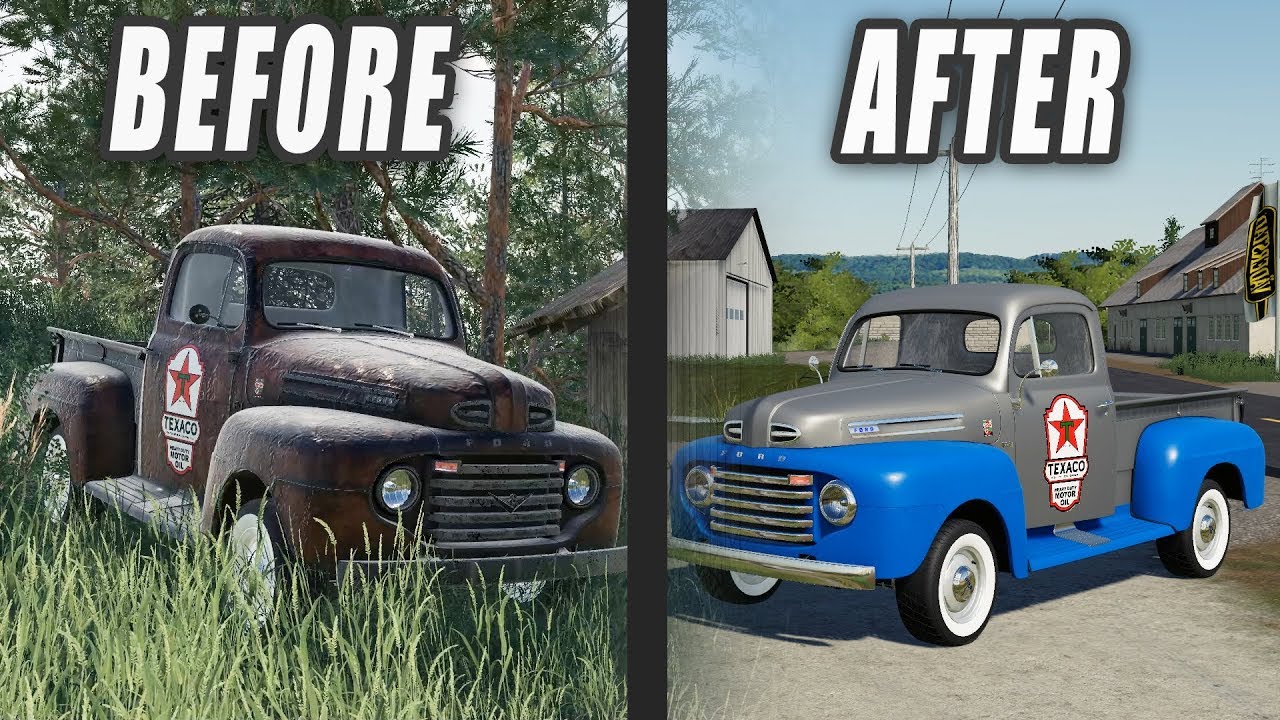 FS19- FINDING GRANDPA'S RUSTY TRUCK IN THE WOODS & BRINGING IT BACK TO LIFE!