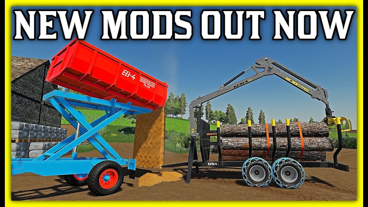 NEW MODS OUT NOW FOR FARMING SIMULATOR 19! PS4, XB1, & PC