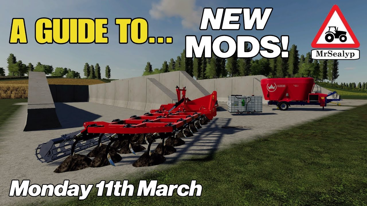 A Guide to... NEW MODS! Monday 11th March. Farming Simulator 19, PS4, Assistance!