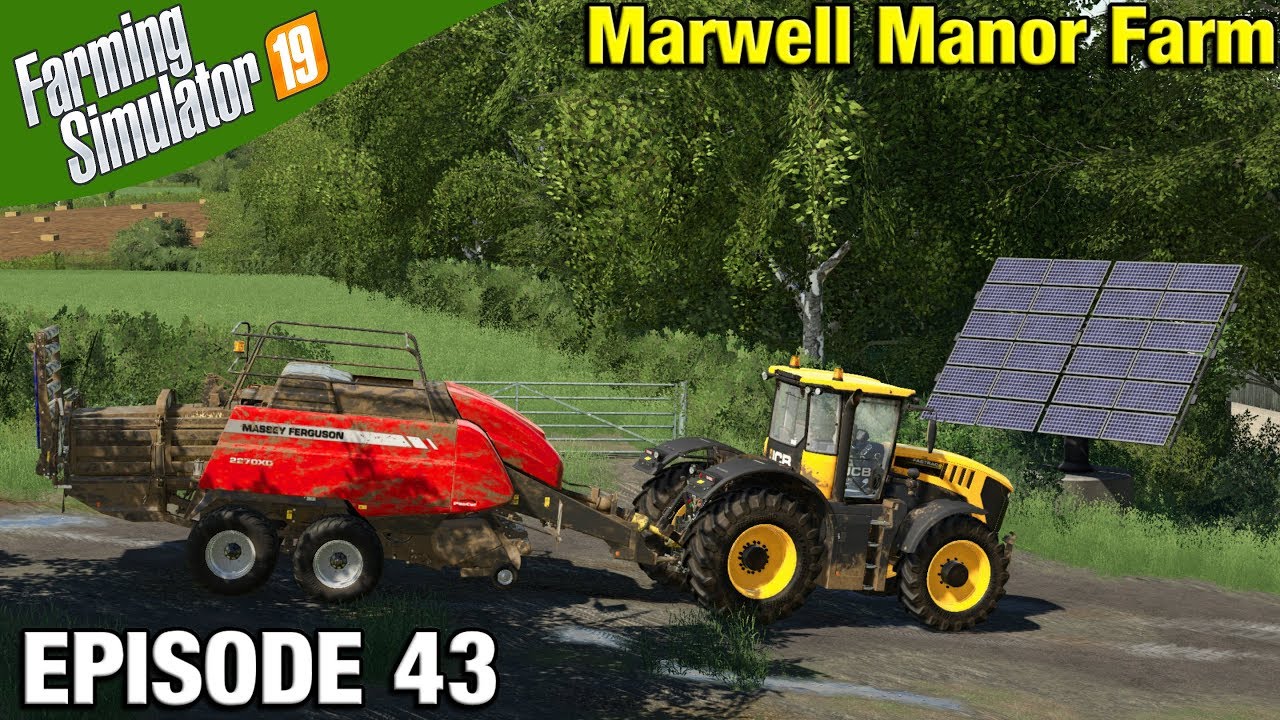 BUYING SOLAR PANELS Farming Simulator 19 Timelapse - Marwell Manor Farm FS19 Episode 43