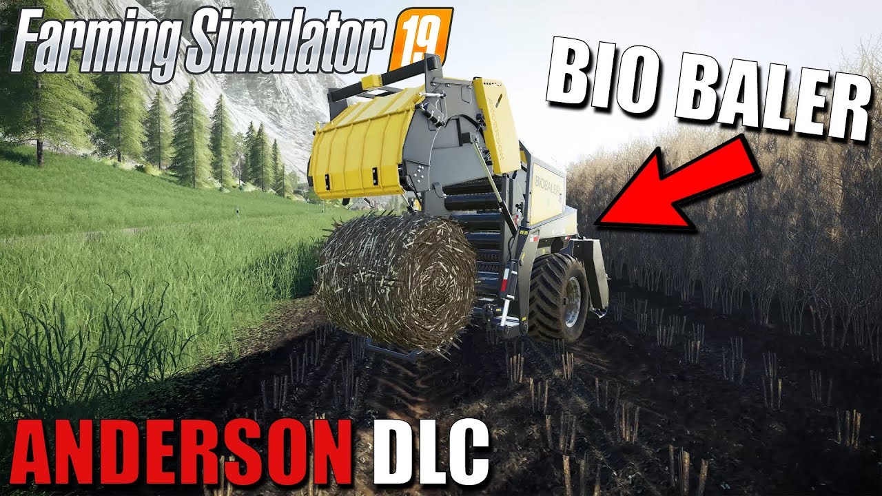 BioBaler GAMEPLAY | ANDERSON DLC | - Farming Simulator 19