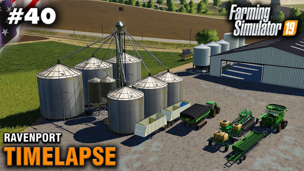 FS19 Timelapse Ravenport #40 Upgrading The Silos
