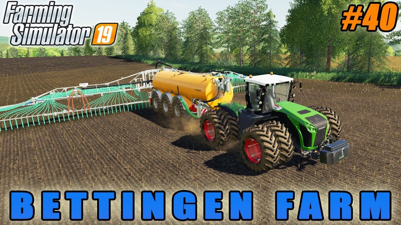 Farming simulator 19 | Bettingen Farm | Timelapse #40 | New tractor with slurry spreader