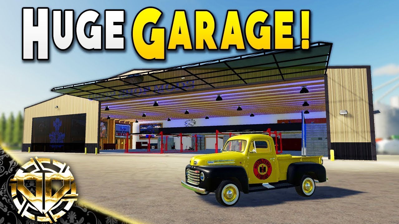 HUGE REPAIR GARAGE - Starting a New Business - Farming Simulator 19 Gameplay