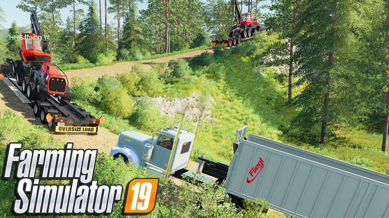 NEW MAP - BEST LOGGING MAP EVER PLAYED | Grizzly Mountain | Farming Simulator 19 Gameplay