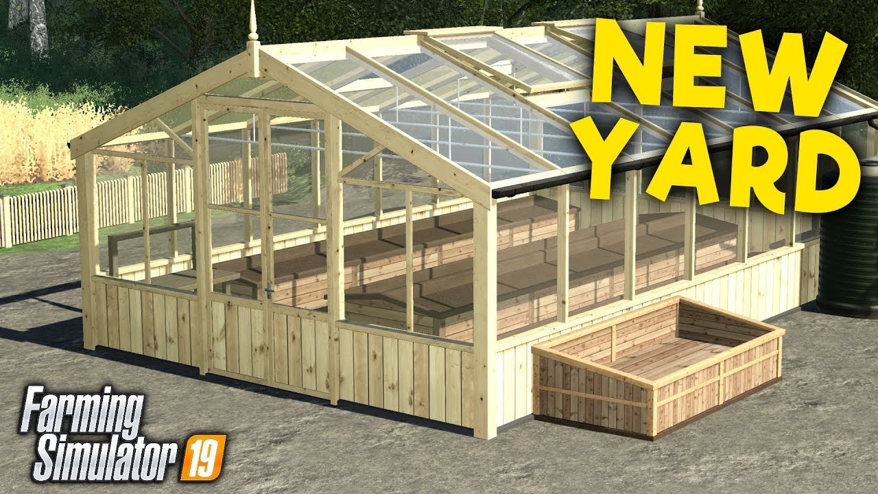 NEW YARD CONSTRUCTION - Farming Simulator 19