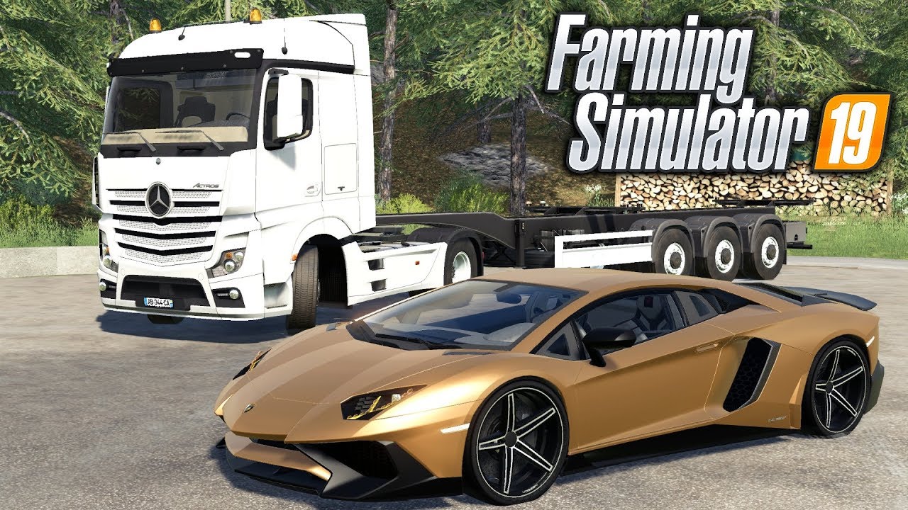 SHIPPING A LAMBORGHINI 500 MILES | Farming Simulator 19