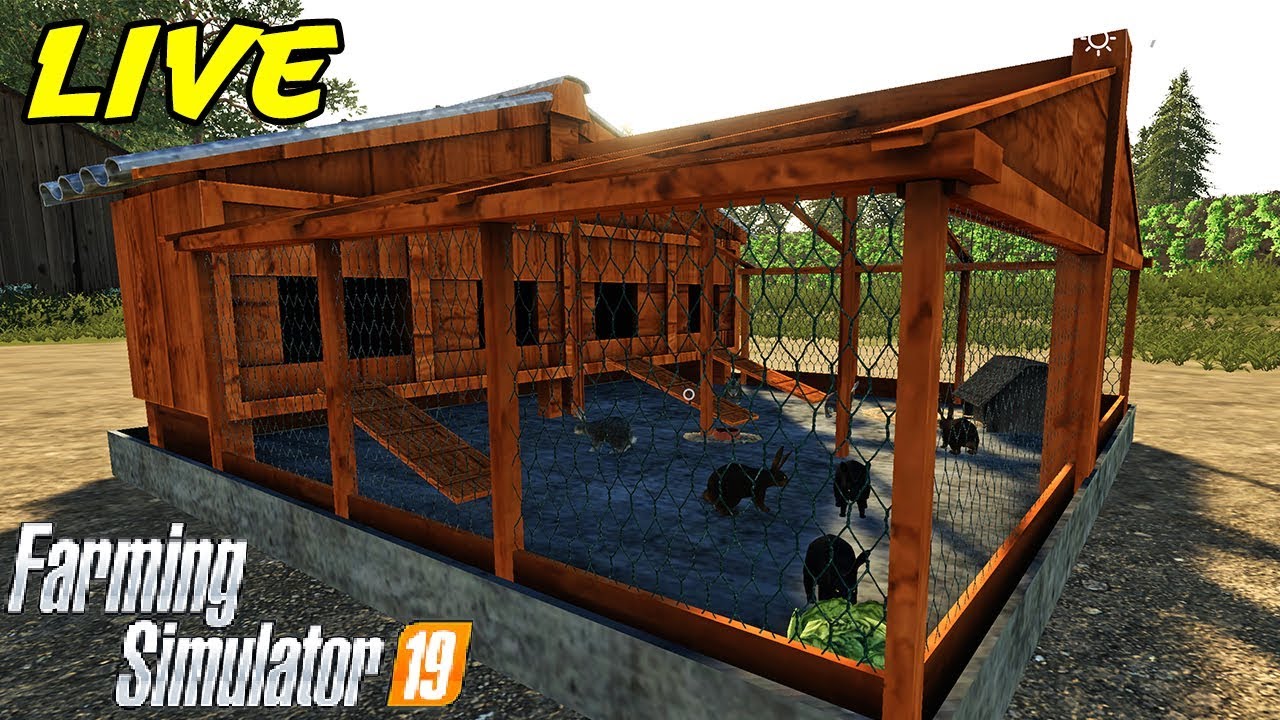 FARMING SIMULATOR 19 #164 LIVE - ALLEVIAMO I CONIGLI - GAMEPLAY ITA