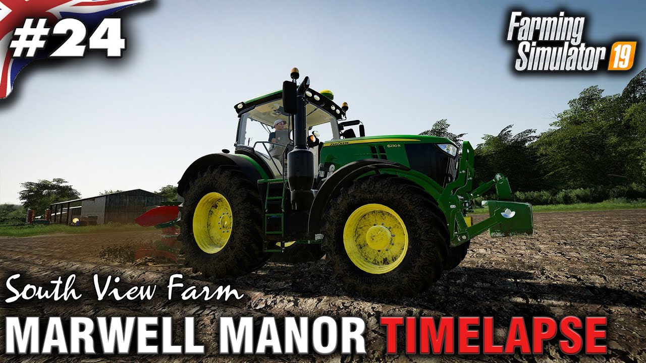 FS19 Marwell Manor Timelapse #24 Harvesting Corn & Doing Some Field Work